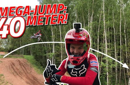 My 40 METER MOTOCROSS JUMP – that was not planned!