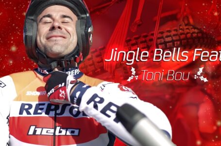 Toni Bou interpreta Jingle Bells con su moto. ¡La felicitación navideña más motera que verás!