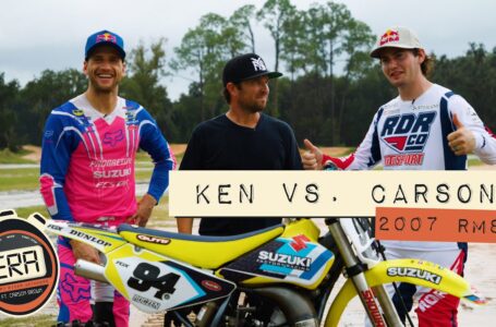 Carson Brown y Ken Roczen se baten con una RM85